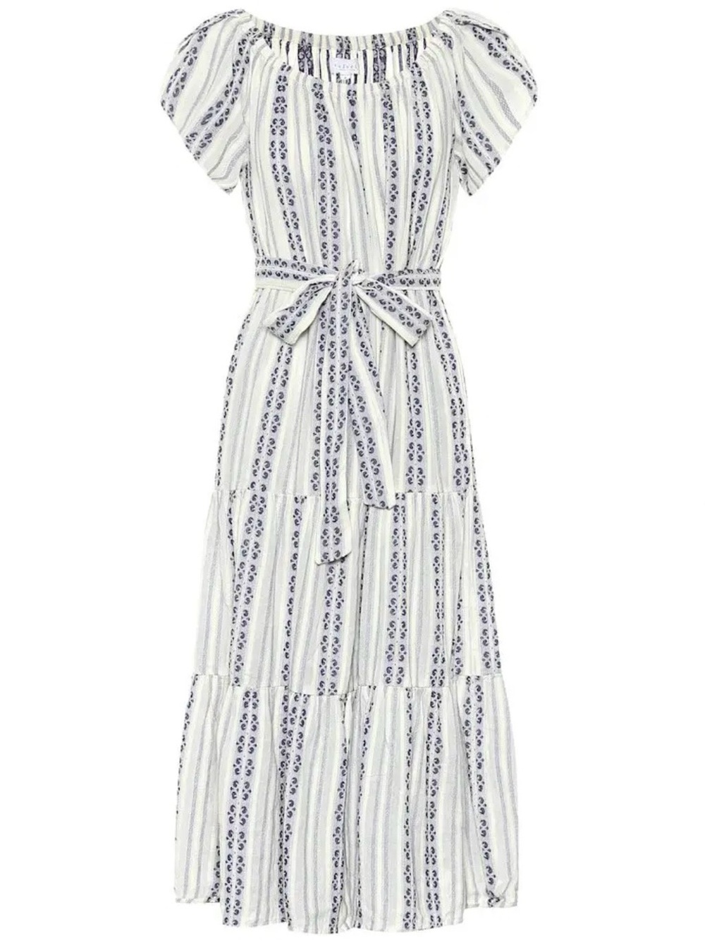 Anthropologie VELVET BY GRAHAM & SPENCER
Striped Cotton Midi Dress SZ XL  EUC
